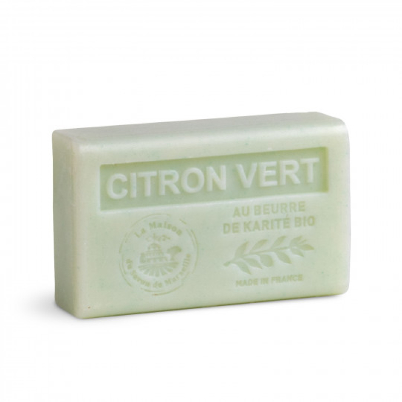 Savon de Marseille - Citron Vert (Limoen) met biologische sheaboter